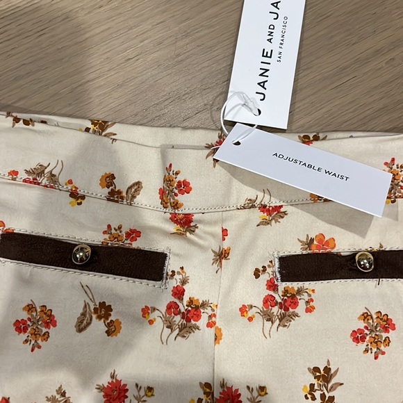 BNWT Janie and Jack Toddler Girl 2T Adjustable Pants - Picture 2 of 5